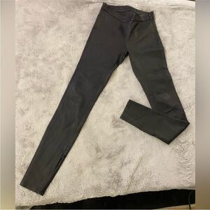 Jacket…etc. Women's Black  leather Skinny leggings, XS